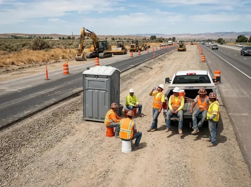highway-road-construction-crew-007 — frequently asked questions, Porta Potty and Restroom Rentals in Amery, WI